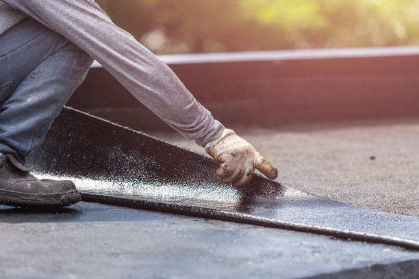 Professional Exterior Waterproofing technician working in Nutley, NJ